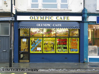 The Olympic Cafe, London. Now the Lympic Cafe, apparently