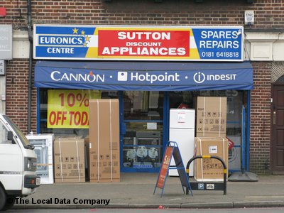 Discount Appliance on Sutton Discount Appliances   Sutton   The Local Data Search