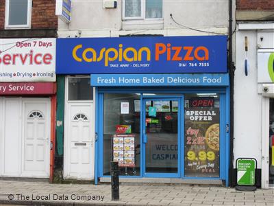 caspian pizza just eat